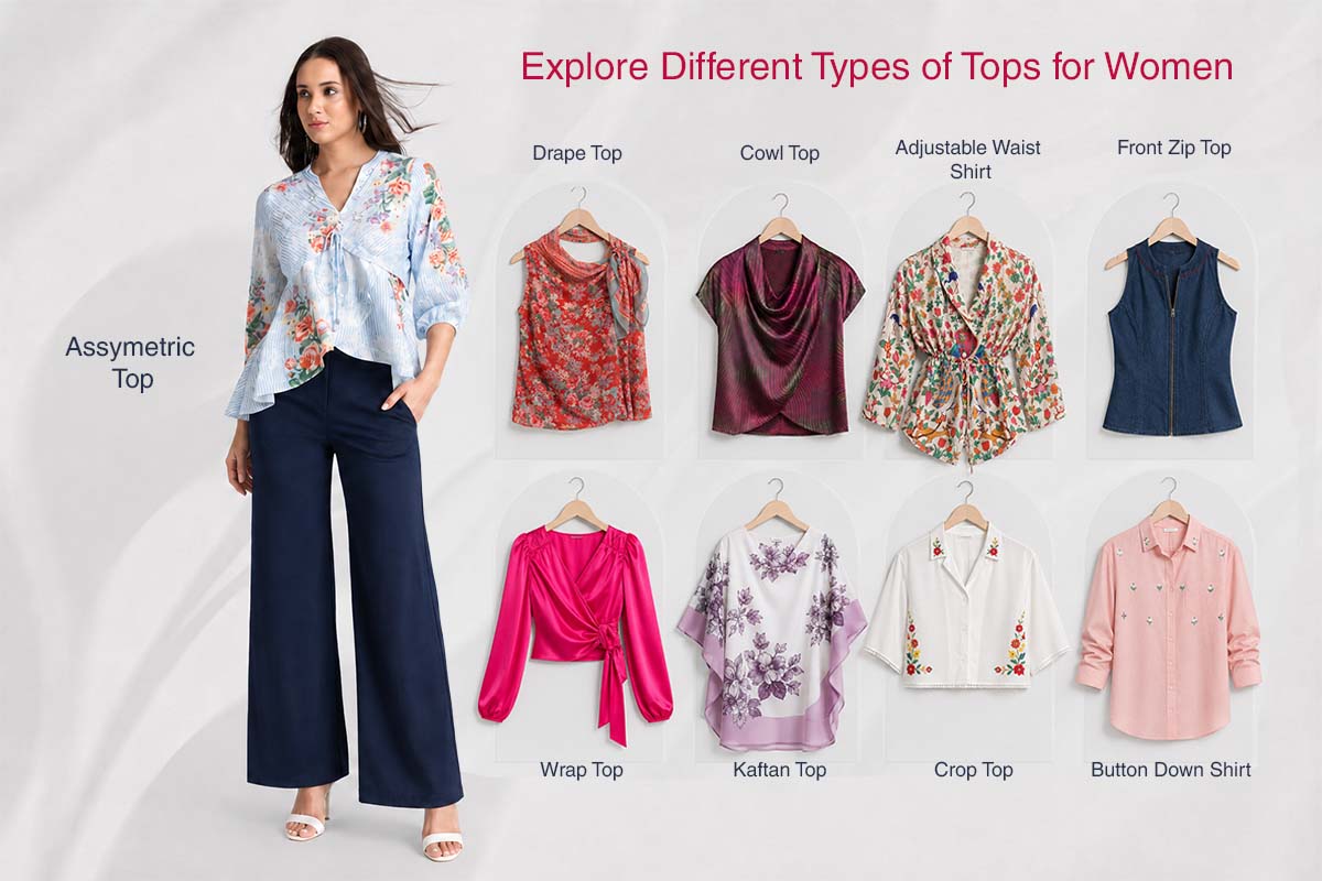 Types of Tops for Women | Style Guide & Trends 2026 – Shaye India