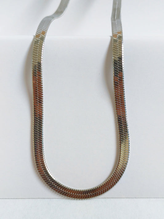 Luna Line Silver Plated Necklace