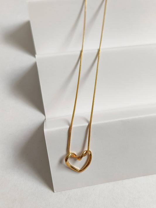Lumineau Love Gold Pendant Necklace