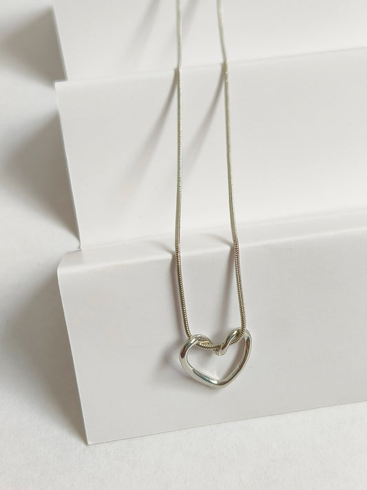 Lumineau Love Silver Pendant Necklace