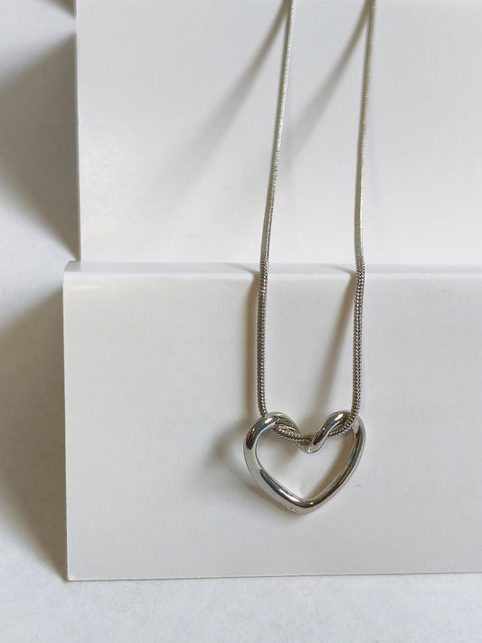 Lumineau Love Silver Pendant Necklace