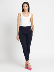 Blue Stretchable Pant from Shaye , Pants for women
