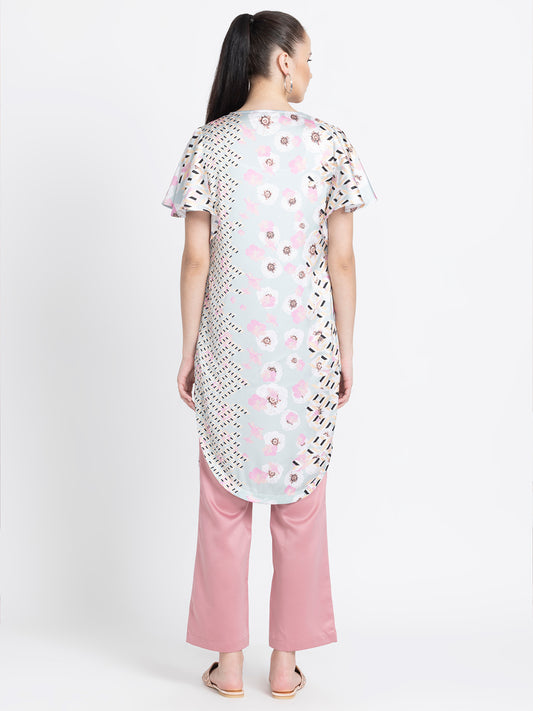 Floral Tunic & Pant Set from Shaye , Kurta Pajama 2 piece set for women
