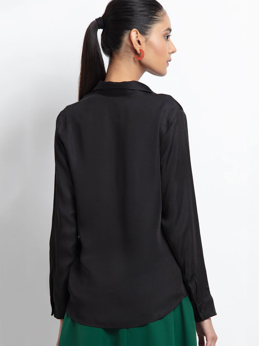 Classic black shirt from Shaye , Shirt for women
