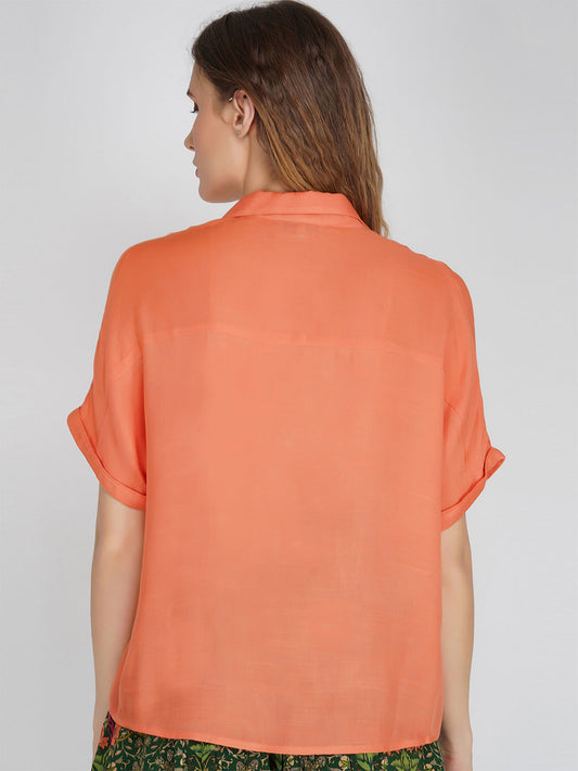 Coral Shirt Top from Shaye , Top for women