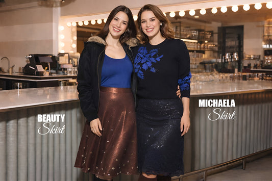 how to style pleated skirt