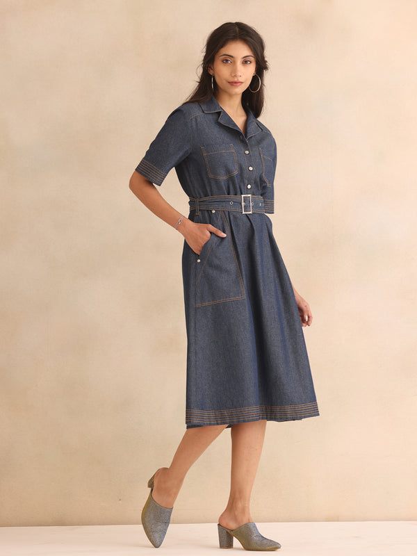 Brisbane Denim Dress from Shaye India , Dress for women