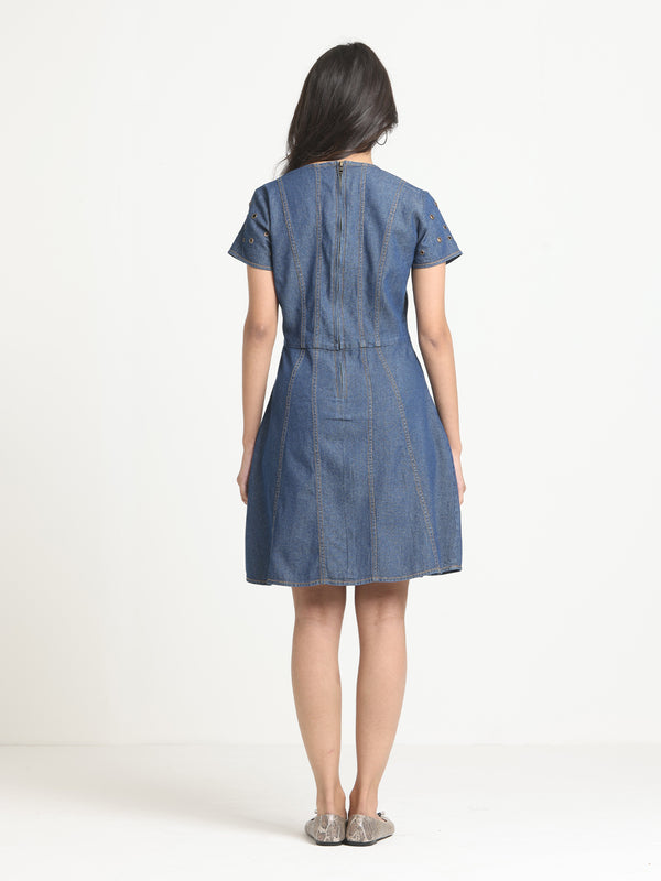 Cassy Denim Dress from Shaye India , Dress for women