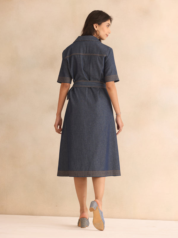 Brisbane Denim Dress from Shaye India , Dress for women