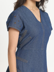 Cassy Denim Dress from Shaye India , Dress for women
