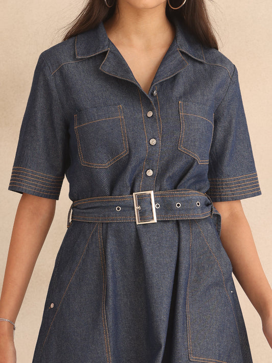 Brisbane Denim Dress from Shaye India , Dress for women