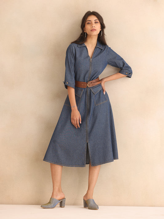 Nashvile Denim Dress from Shaye India , Dress for women