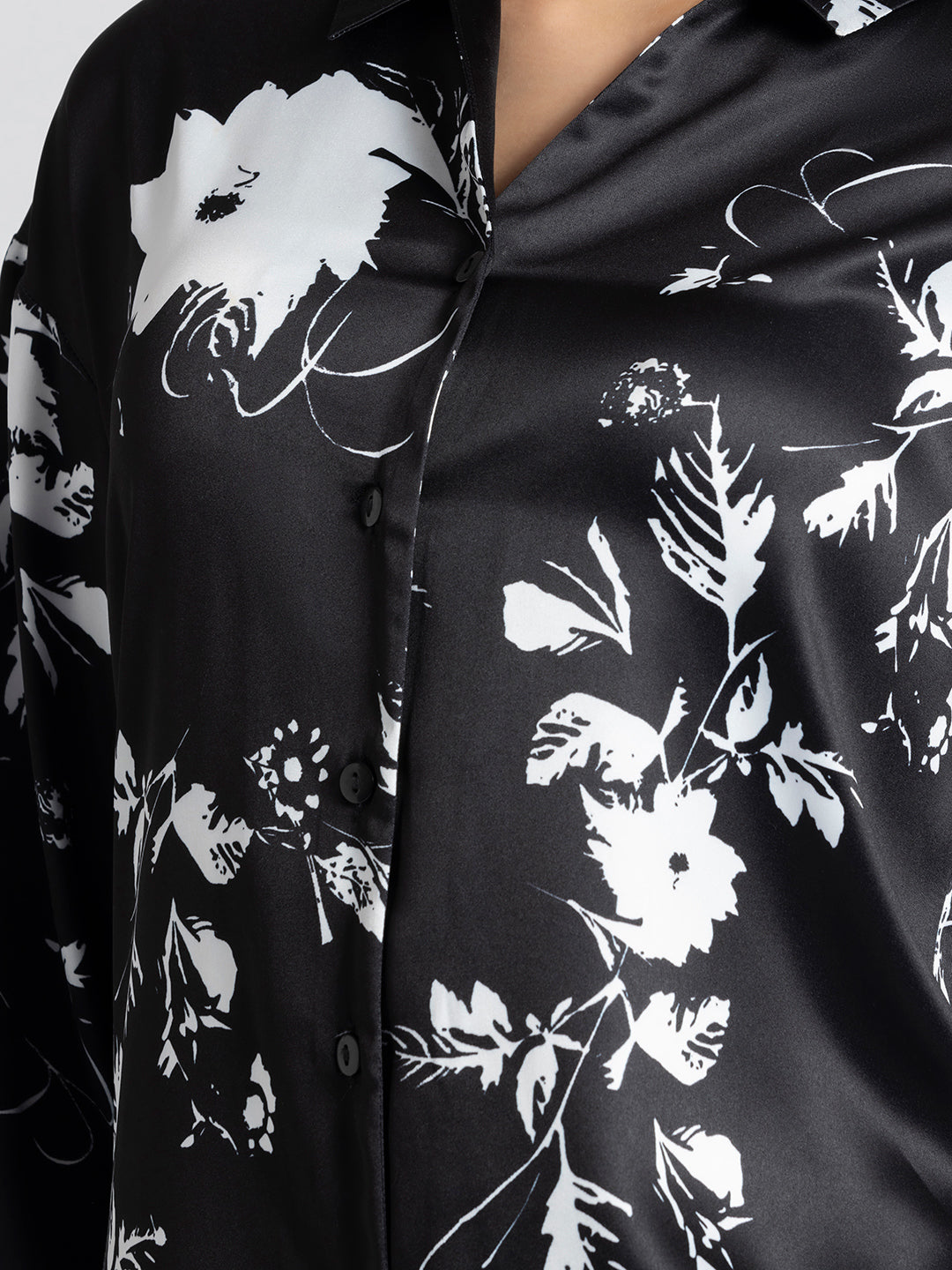 White floral coord set from Shaye India , Coord Set for women