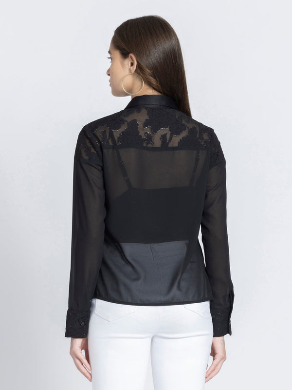 Aqua Shirt from Shaye India , Shirts for women