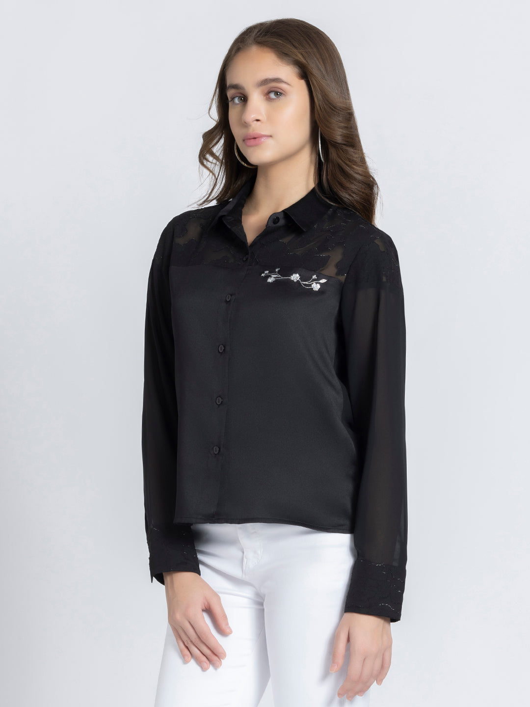 Aqua Shirt from Shaye India , Shirts for women