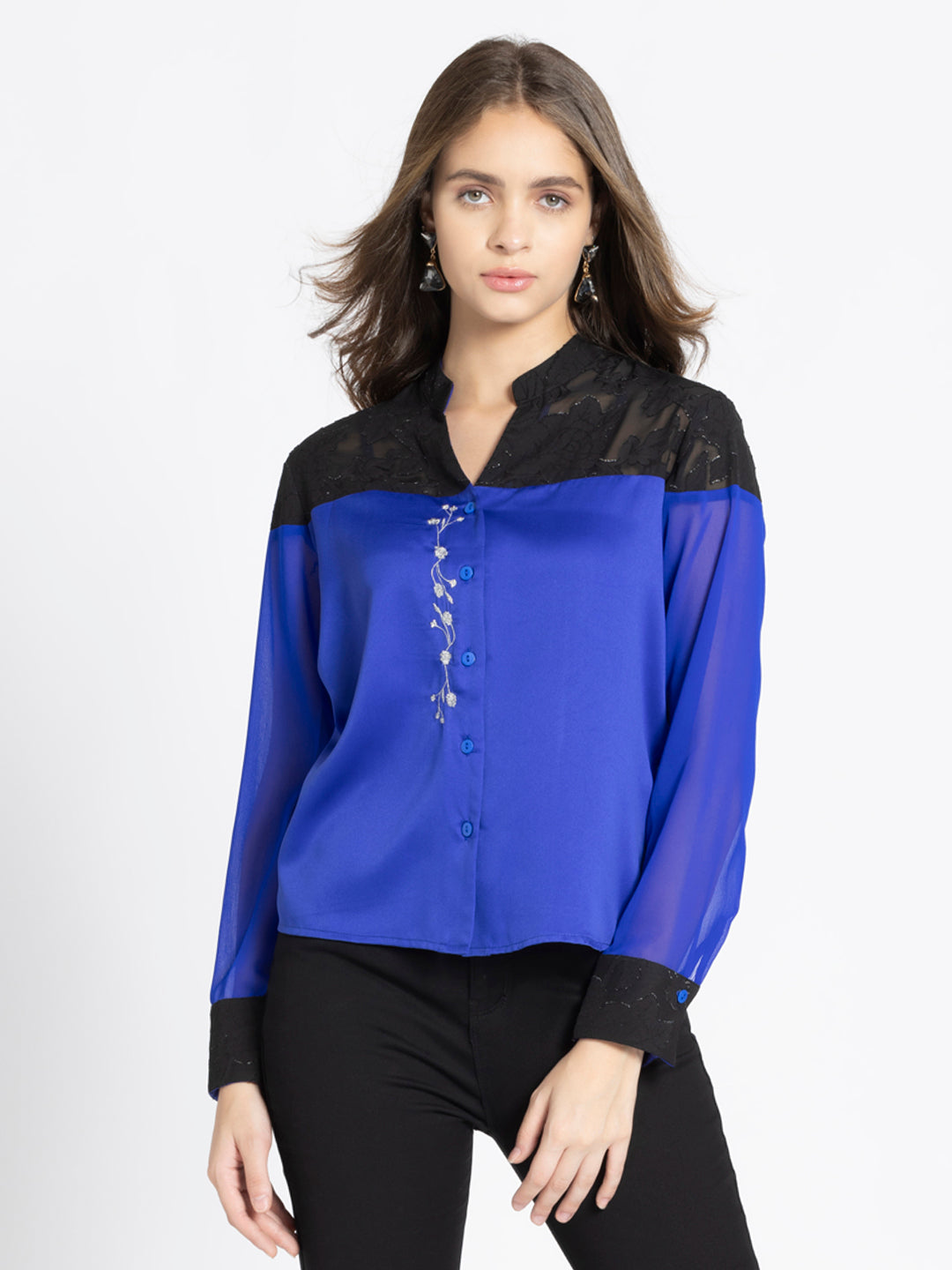 Bella Blu Shirt from Shaye India , Shirts for women