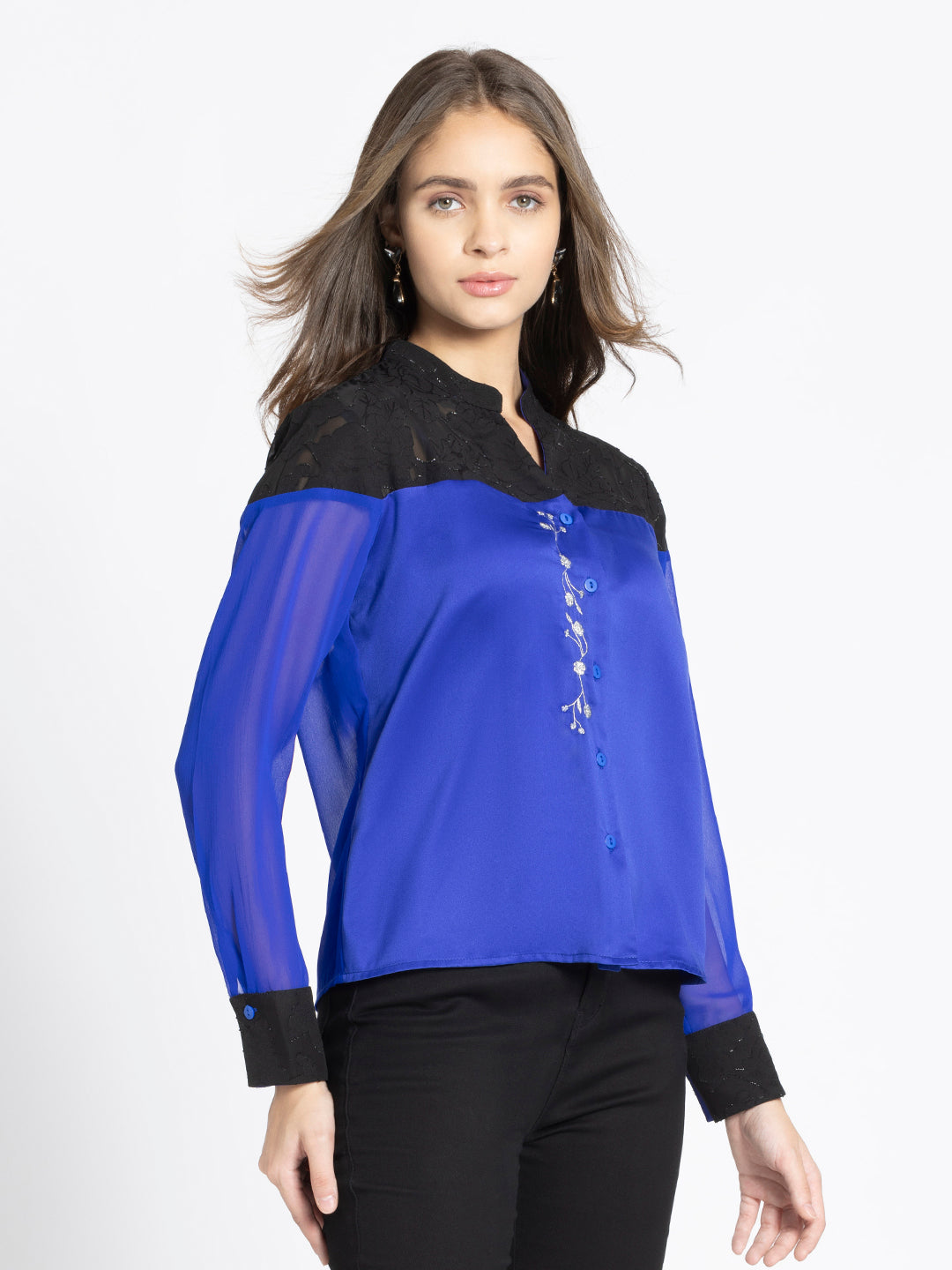 Bella Blu Shirt from Shaye India , Shirts for women