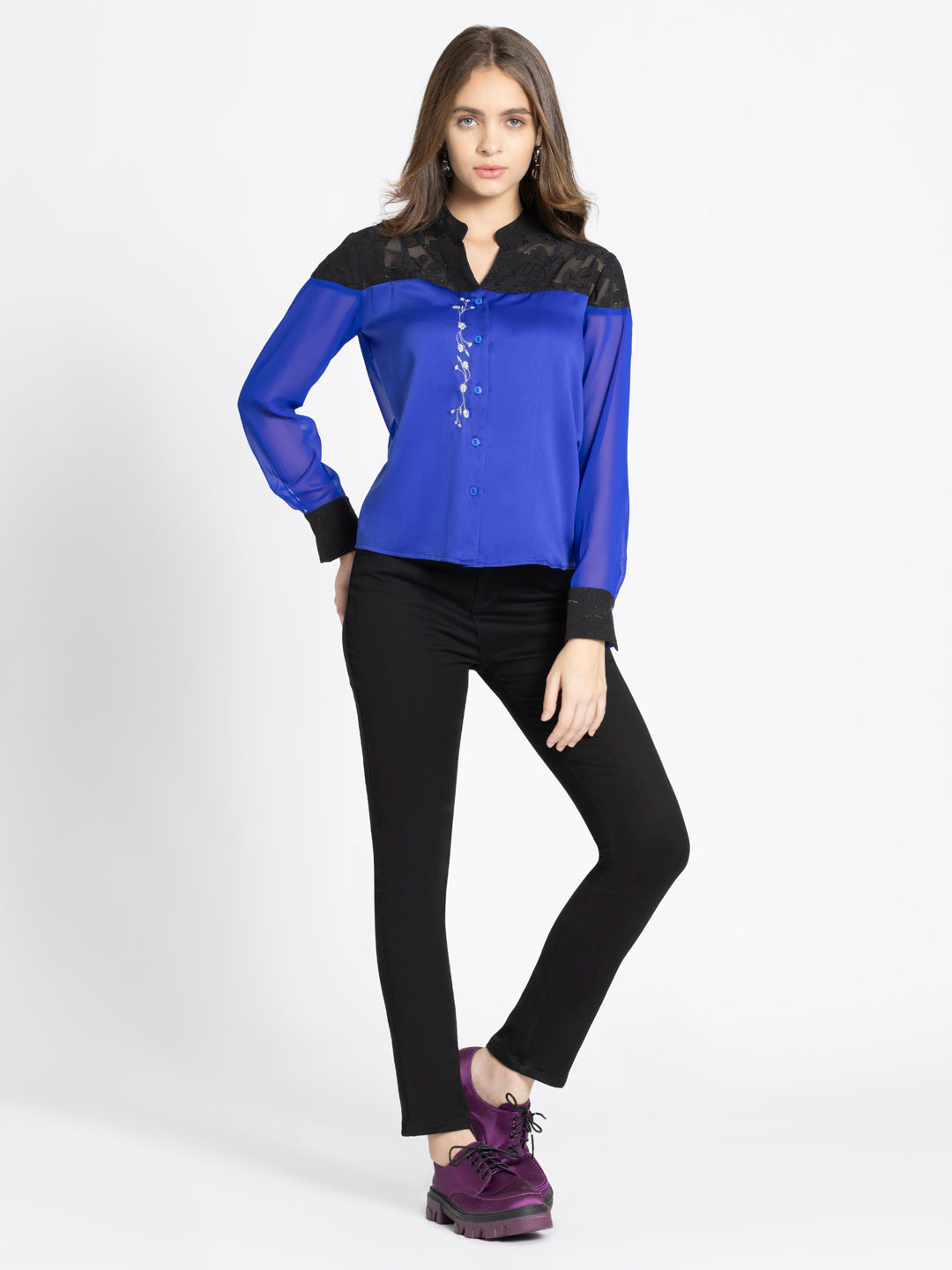 Bella Blu Shirt from Shaye India , Shirts for women