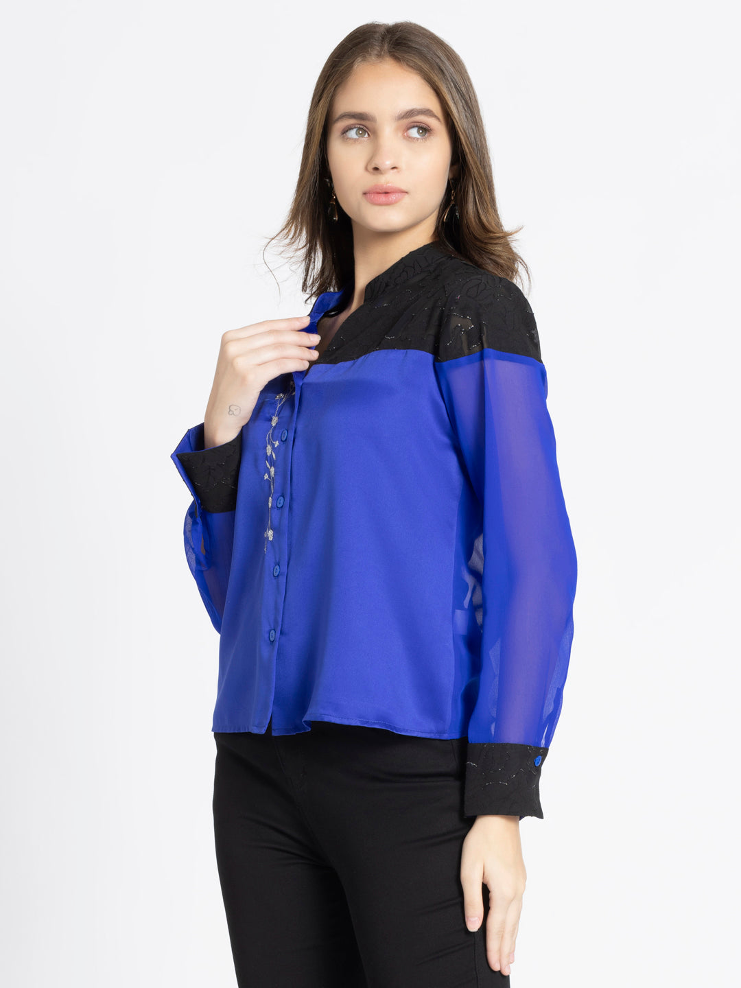 Bella Blu Shirt from Shaye India , Shirts for women