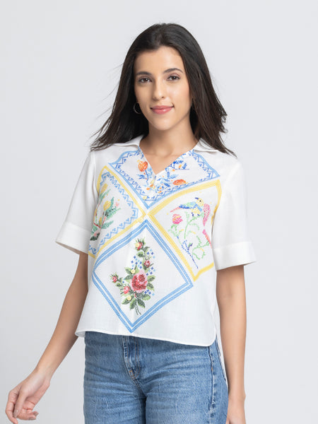 Marcheline Shirt from Shaye India , Shirts for women