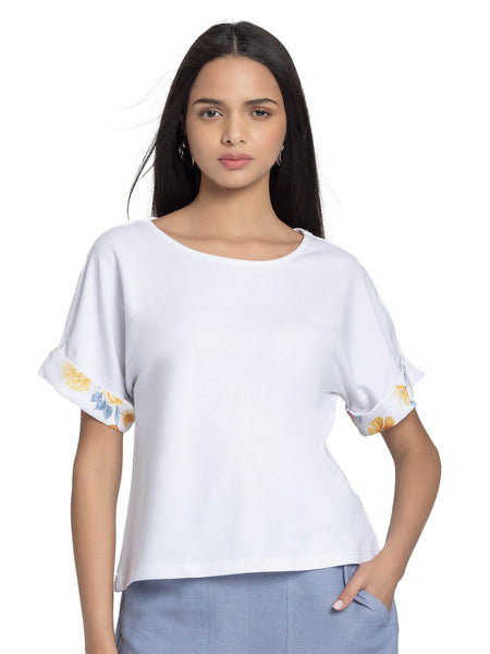 Essential Knit T-shirt from Shaye India , T-shirt for women