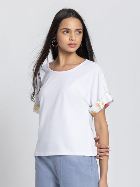Essential Knit T-shirt from Shaye India , T-shirt for women