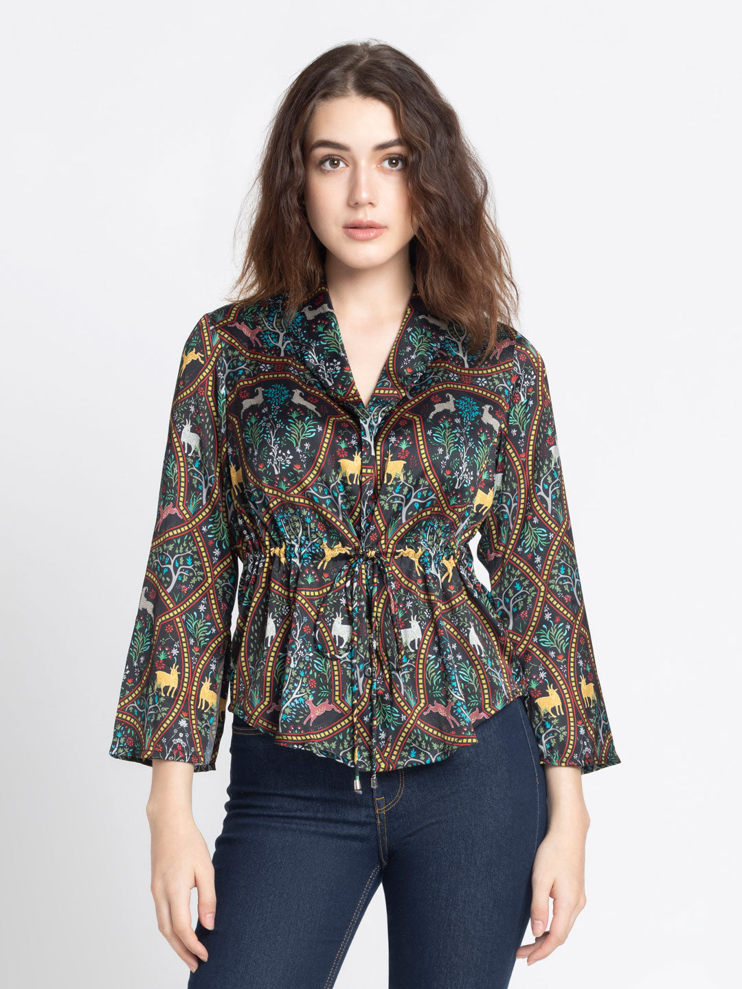 Shireen Cinched Shirt Jacket from Shaye , Shirt for women