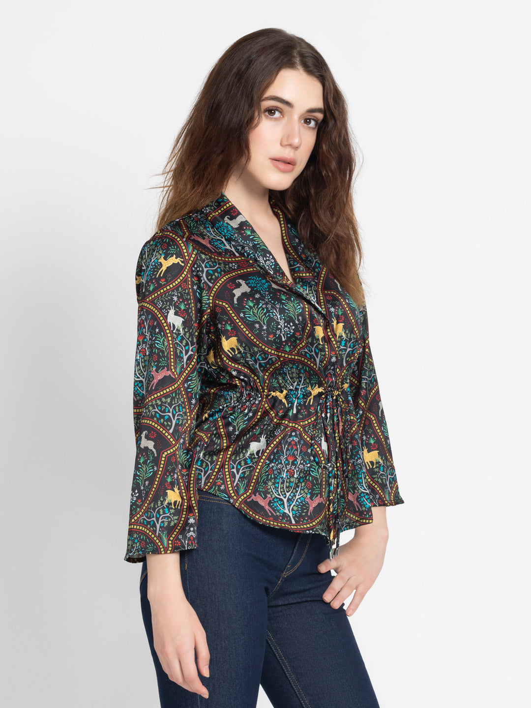 Shireen Cinched Shirt Jacket from Shaye , Shirt for women