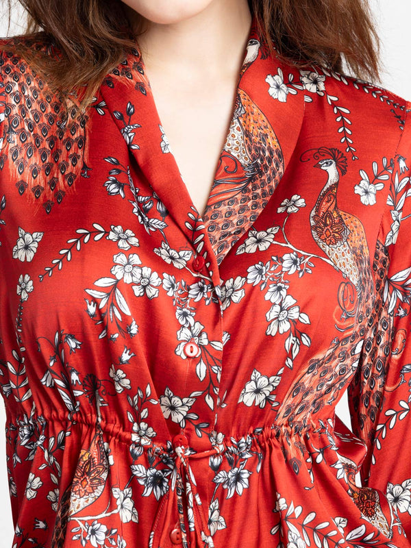 Moniq Cinched Shirt Jacket from Shaye , Shirt for women