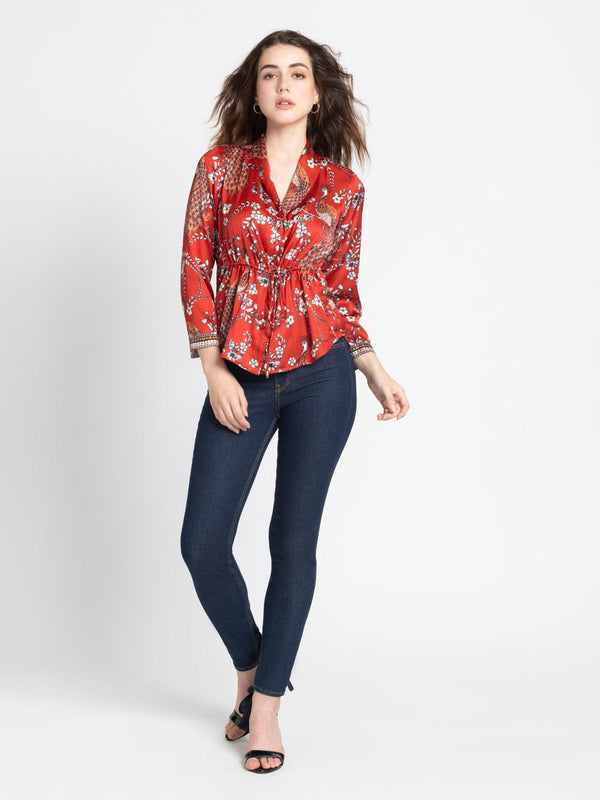 Moniq Cinched Shirt Jacket from Shaye , Shirt for women