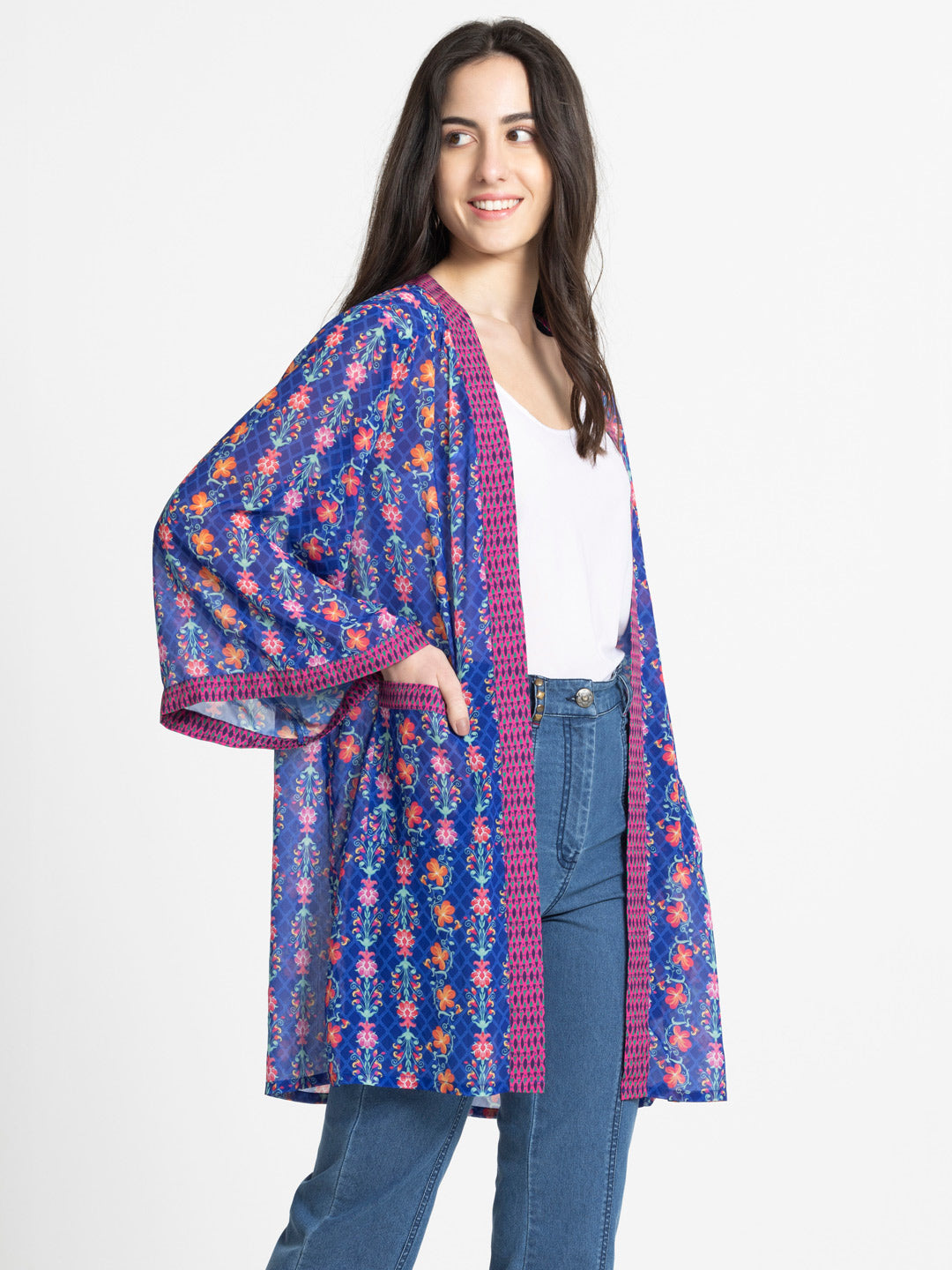 Cerina Kimono from Shaye India , Shrug for women