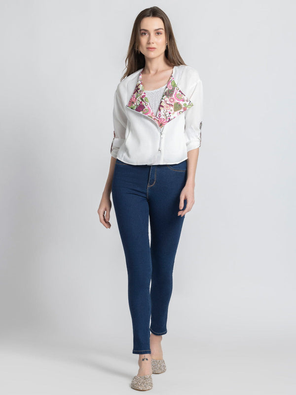 Olivia Zip up Top from Shaye India , Top for women