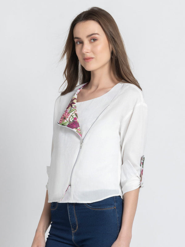 Olivia Zip up Top from Shaye India , Top for women