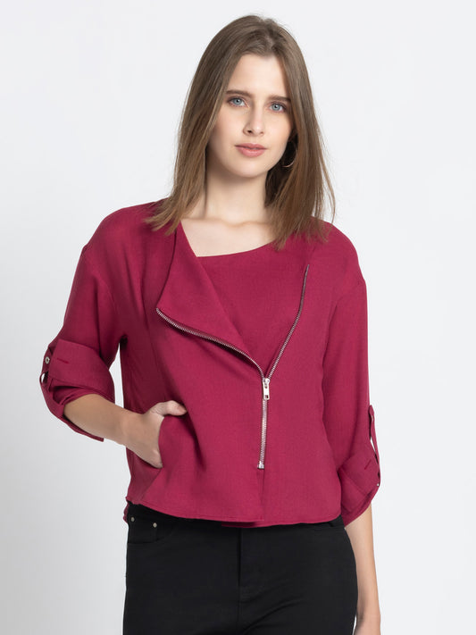 Gianna Zip up Top from Shaye India , Top for women