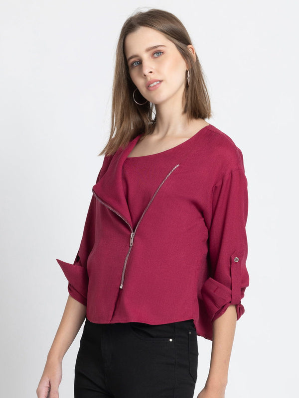 Gianna Zip up Top from Shaye India , Top for women
