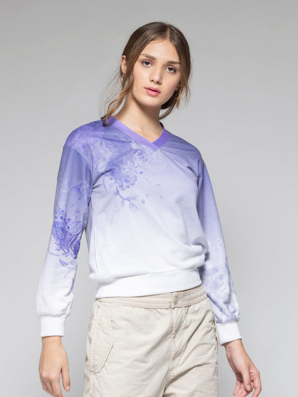 Lavender Sweatshirt from Shaye India , Sweatshirt for women