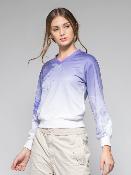 Lavender Sweatshirt from Shaye India , Sweatshirt for women