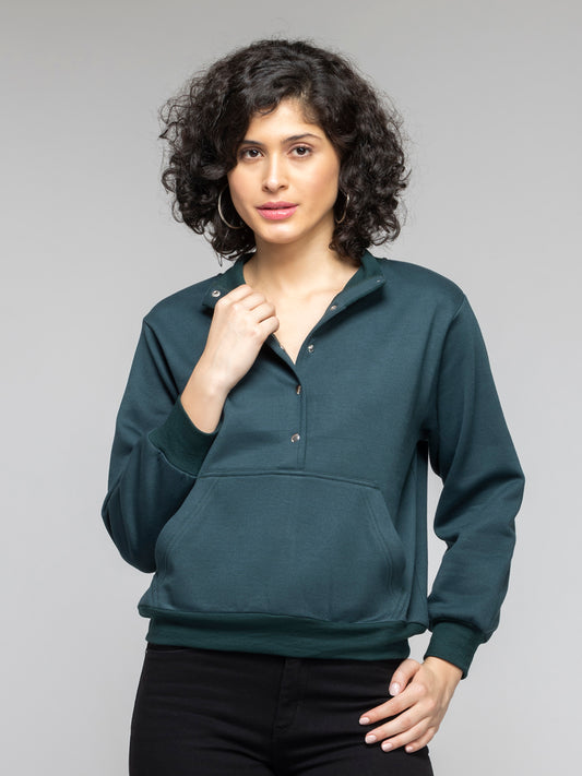 Henley Sweatshirt from Shaye India , Sweatshirt for women