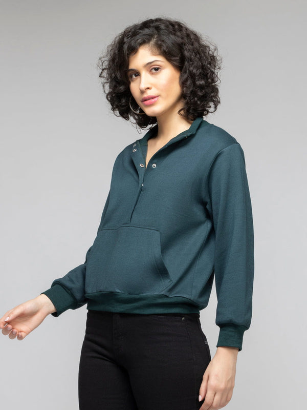 Henley Sweatshirt from Shaye India , Sweatshirt for women