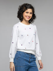 Embellish Sweatshirt from Shaye India , Sweatshirt for women