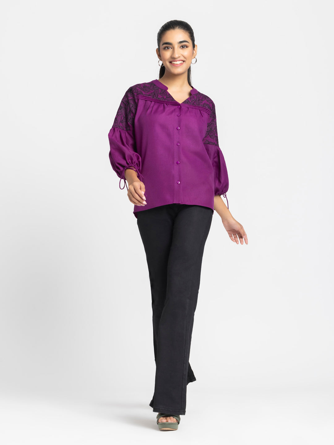Tulia Shirt from Shaye India , Shirts for women