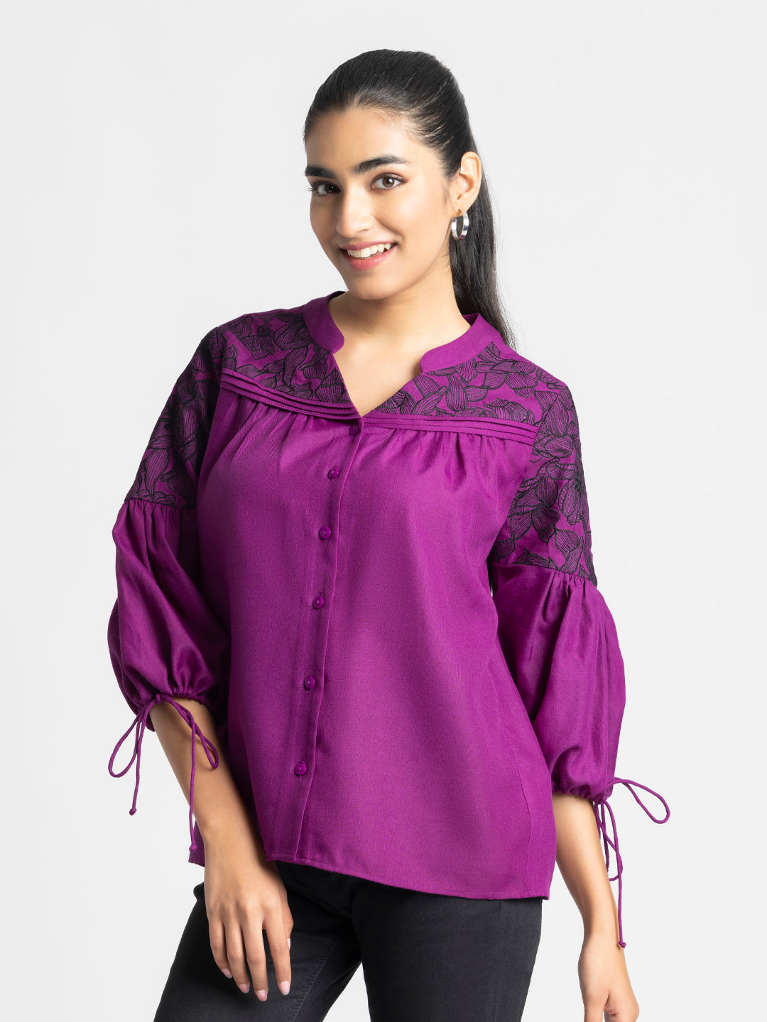 Tulia Shirt from Shaye India , Shirts for women