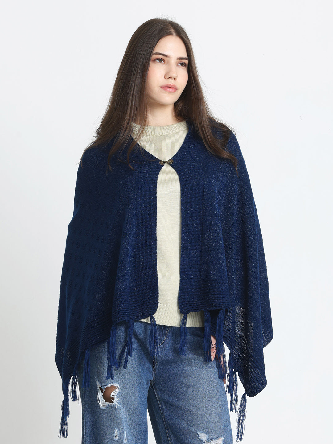 Blue Stole from Shaye India , Stole for women