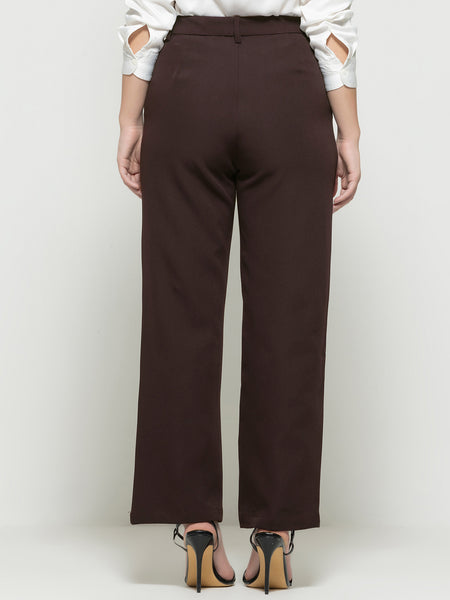 Brown Pant from Shaye India , Pants for women