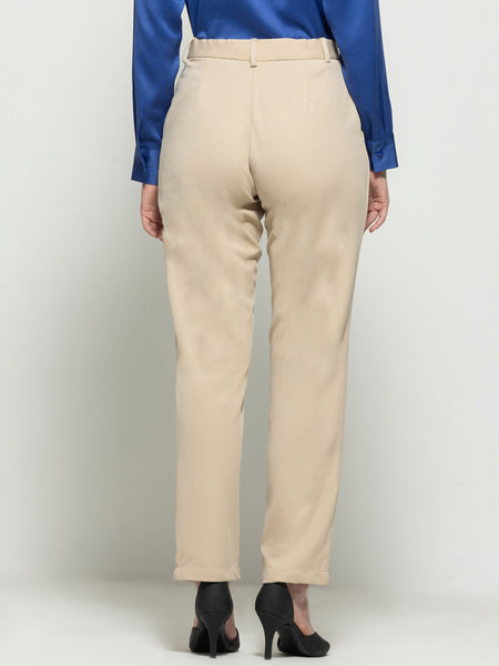 Beige Pant from Shaye India , Pants for women