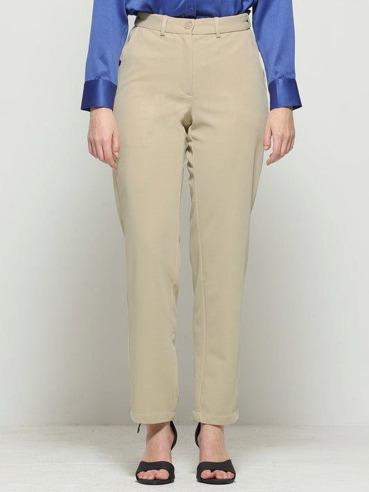 Beige Pant from Shaye India , Pants for women