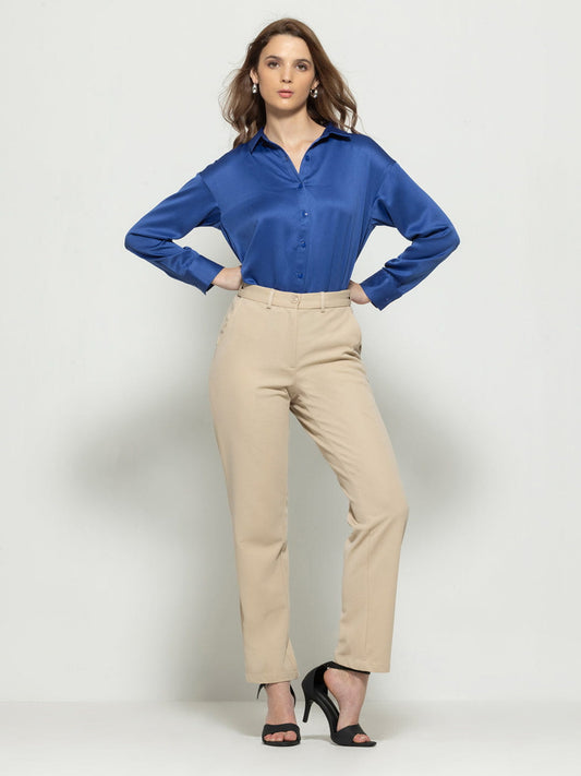 Beige Pant from Shaye India , Pants for women