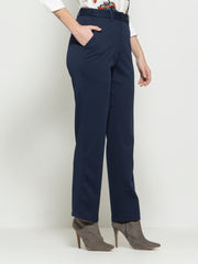 Navy Blue Pant from Shaye India , Pants for women