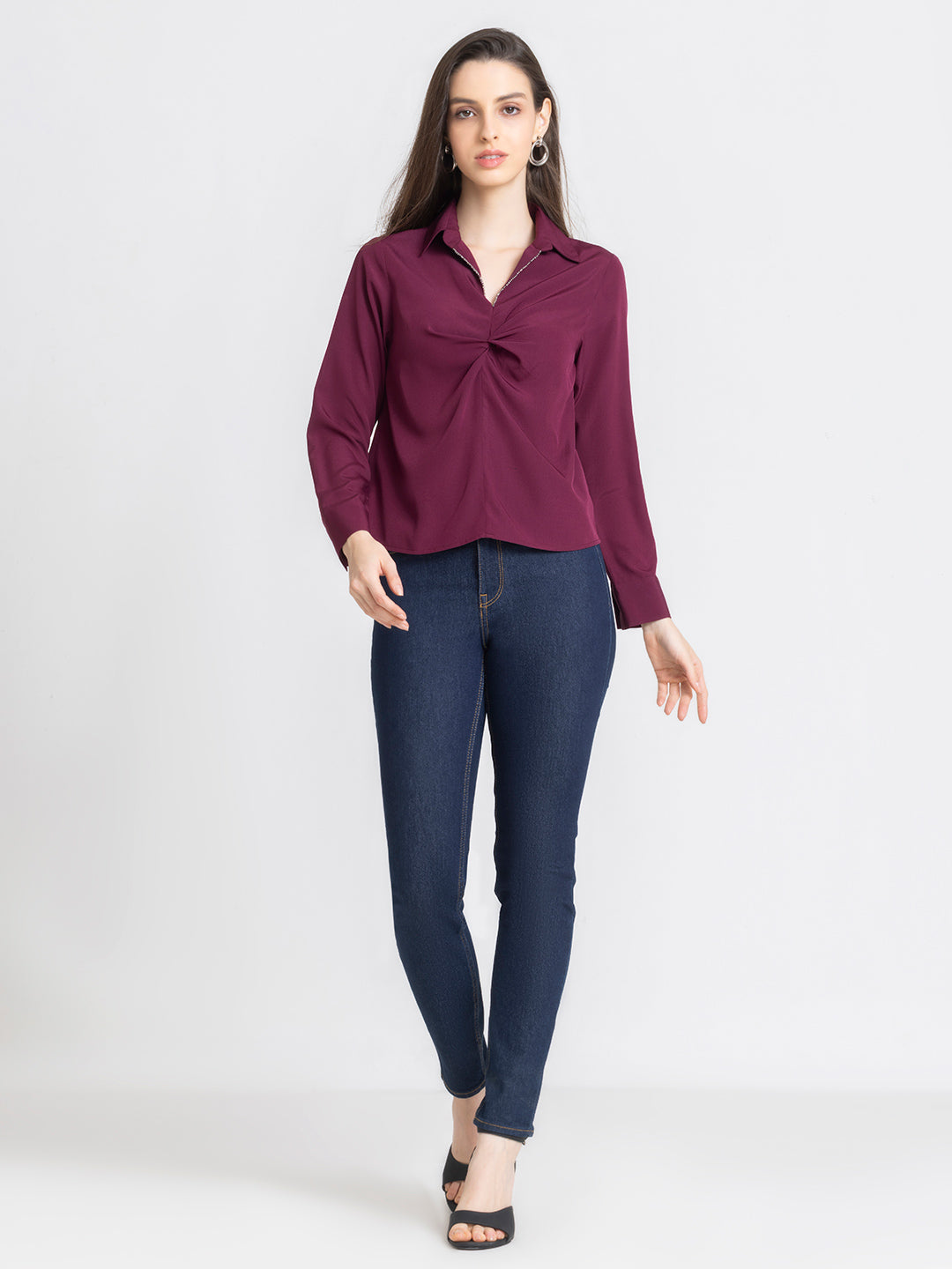 Burgundie Top from Shaye India , Top for women