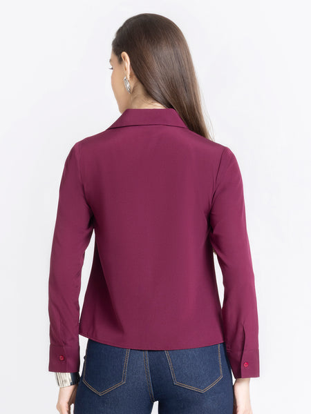 Burgundie Top from Shaye India , Top for women